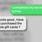 A warning about a fake secret shopper scam involving checks and gift cards